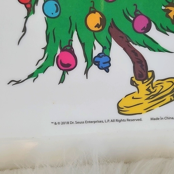 2018 The Grinch Who Stole Christmas Bistro Plastic Serving Platter Collectible - Picture 6 of 14